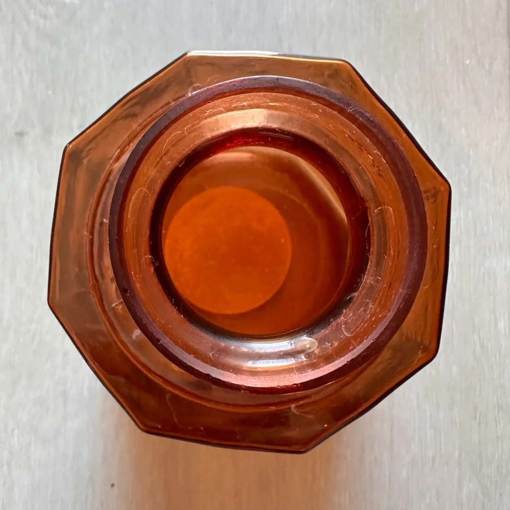 Hearth & Hand Magnolia Amber Fall Autumn Glass Bottle Vase - Small 🍁🍂